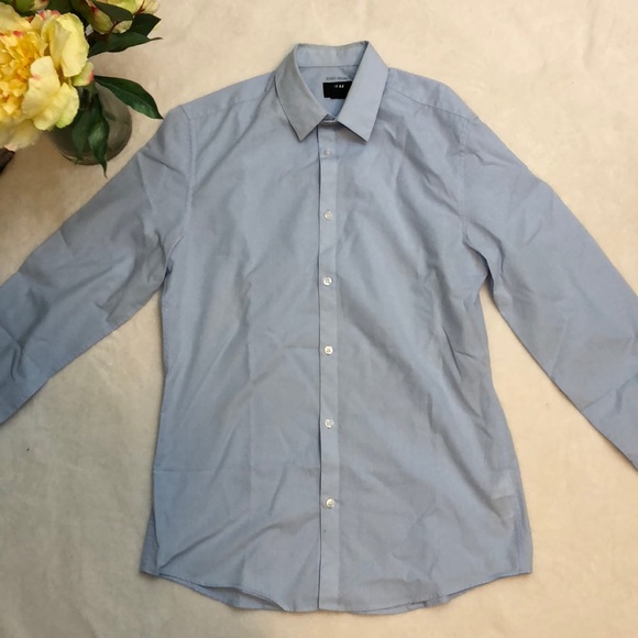 h&m slim fit dress shirt